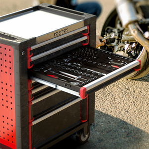 Kinbox 147-Piece Integrated Tool Cart: All-in-One Organization, Ready to Work