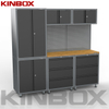 Kinbox Metal Professional 9PCS Garage Tool Cabinets for Workshop Storage