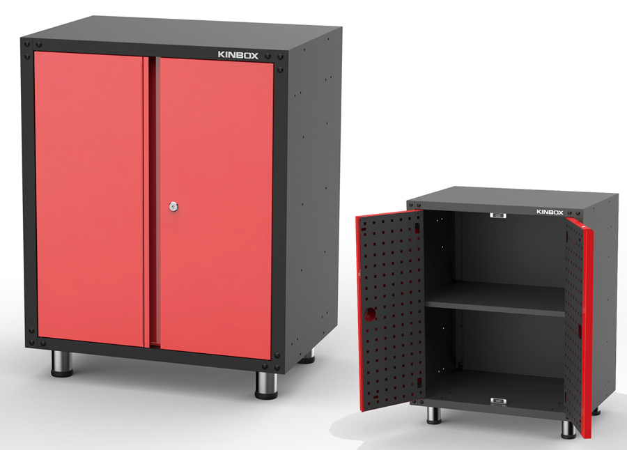 9 Pieces Metal Garage Workbench And Storage Cabinet System