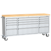 72 Inch Multipurpose Heavy Duty Trolley with Worktop