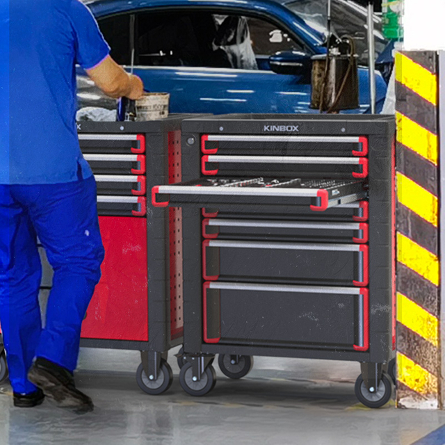 Kinbox 147-Piece Integrated Tool Cart: All-in-One Organization, Ready to Work