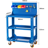 Multipurpose Workshop Metal Shelf Trolley for Auto Repair