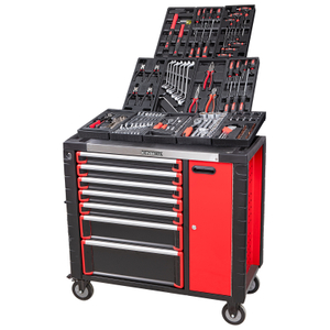 Kinbox 138 Piece BMC Tray Professional Handcart Durable Multifunctional Upgraded Metal Panel Supports CustomizationTool Kit