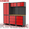 Kinbox Metal Professional 9PCS Garage Tool Cabinets for Workshop Storage