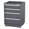 Kinbox PRO Comfort Black Garage Storage Cabinet