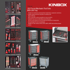 Kinbox Hot Filling Car Tools Box Set Mechanics Hardware 185pcs Set