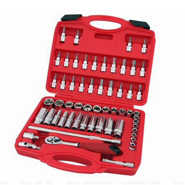 Tool Box include 58PCS 3/8"DR.Socket Wrench