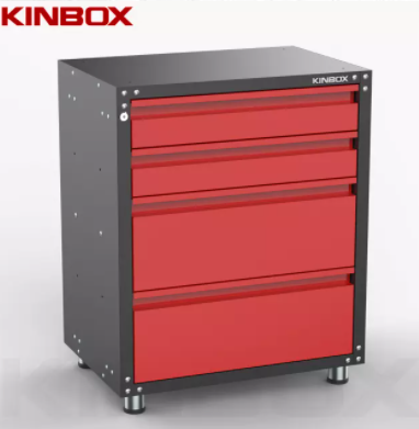 4 Drawer Base Mechanic Tool Box Set For Home Garage