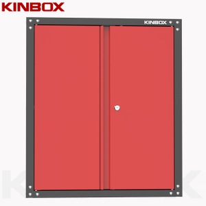 2-Door Storage Cabinet Tools Box Fixed To Wall For Garage