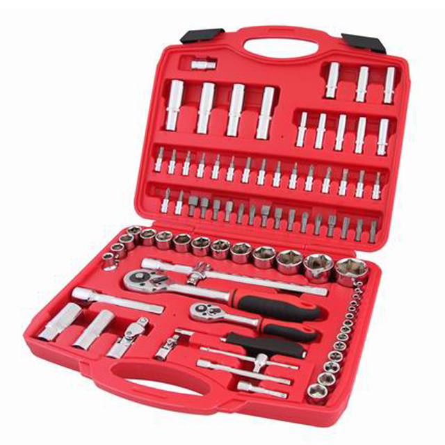 86PCS 1/4"&1/2"DR.Repairing Tool Box for Car Service