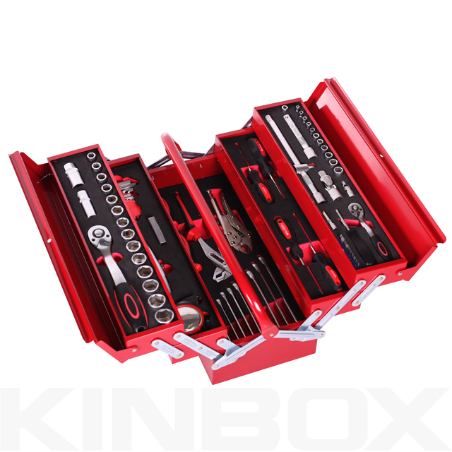Kinbox 88PCS Other Hand Tools Kit Hardware Set for Home Auto Car Repair Use 
