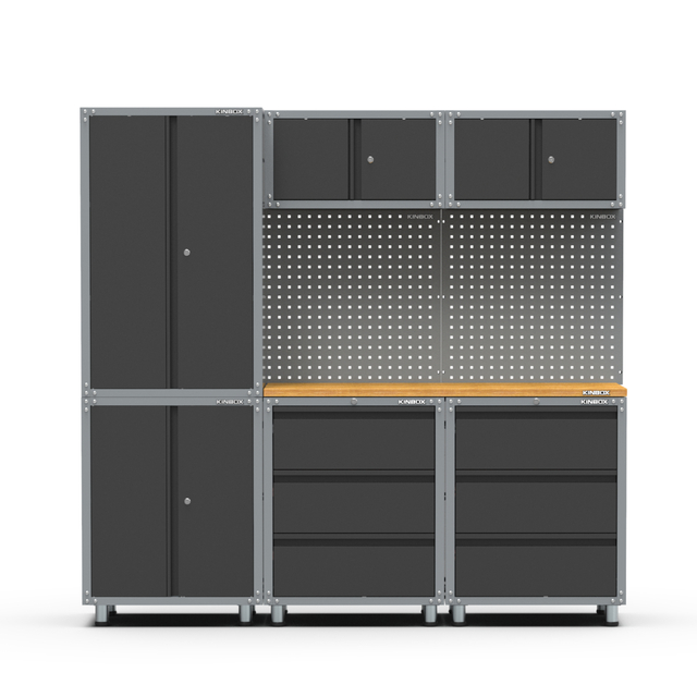 Home & Garage 9-Piece Tool Cabinet Storage System with Powder Coated Supports Customized DIY OEM/ODM/OBM Options