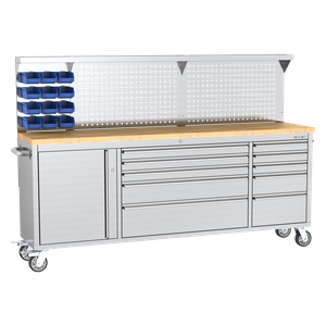 84 Inch Stainless Steel Tool Chest for Repair