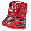 150PCS 1/4"&3/8"&1/2"DR.Socket Wrench Hand Tool Box Set