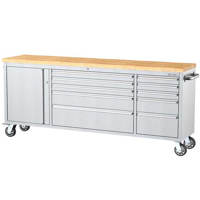 84 Inch Stainless Steel Tool Chest for Repair