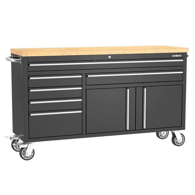 60 Inch Stainless Steel Tool Box with Worktop