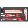 14RS24E6 6-Drawer Garage Workstation Tool Cabinet with Wood Top