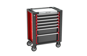 01RS3M7 Kinbox 7-Drawer Stainless Steel Rolling Tool Cabinet