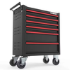 14RS24E6 6-Drawer Garage Workstation Tool Cabinet with Wood Top